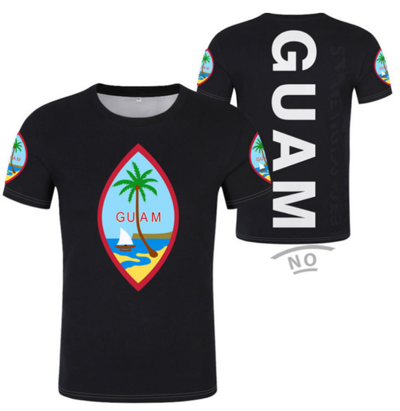 

men's t-shirts guam t shirt diy custom made name number gum t-shirt nation flag gu country college print word text po logo red clothing, White;black