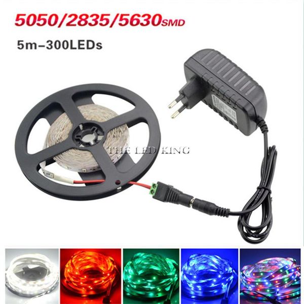 

strips led strip light 5m 60leds/m single color 3528smd flexible tape 12v power supply 2a,warm white,white,red,blue,green,yellow