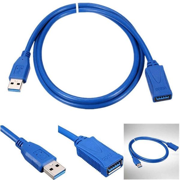 

computer cables & connectors 0.3/1/1.5m usb 3.0 male to female data cable extension cord for lapcamera accessories dropship