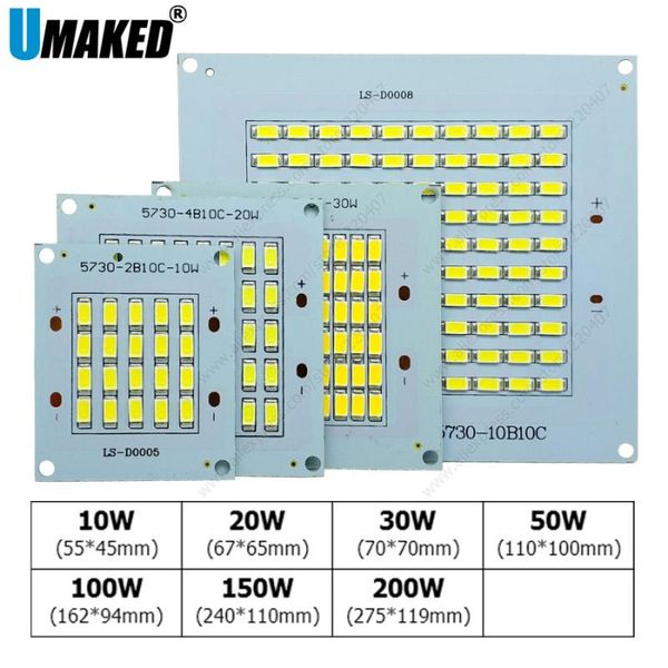 

100% full power led floodling pcb 10w 20w 30w 50w 70w 100w 150w 200w smd5730 board aluminum plate for floodlight floodlights