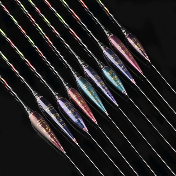 

long tail electronic buoy strike led indicator slip drift tube fishing float with button battery night luminous light stick accessories