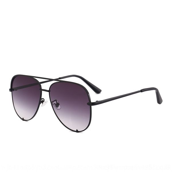 

PKal fw40o Fashion Cycling Glasses metal atmospheric Sunglasses women's Glasses npersonality avant-garde pilot 7020 Fashion metal, White;black