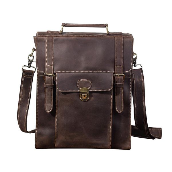 

backpack women men's business bag pack genuine leather shoulder male cowhide hand