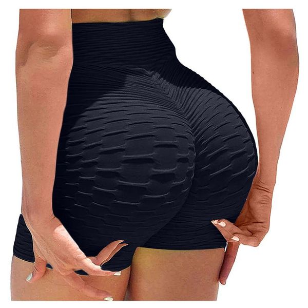 

women's shorts yoga pants leggings for women high waisted bulifting sports running waist tight breathable gym short, White;black