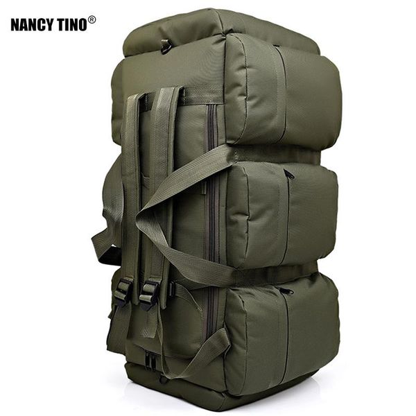 

outdoor bags nancy tino 90l man tactical backpack military assault 900d waterproof hiking camping climbing bag rucksack
