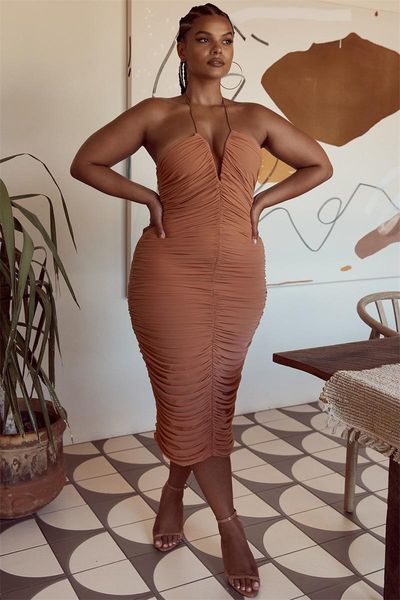 

party dresses sruby lace up 2 layers ruches women's holder v-neck spaghetti sandes backless feast 2021 summer mesh dress, White;black