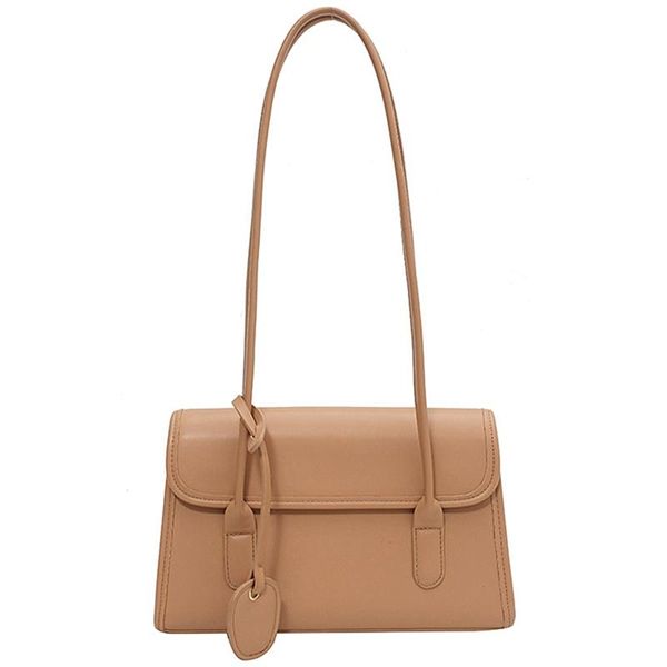 

evening bags shoulder strap underarm bag women simple solid color fashion pu leather tote handbag brand designer