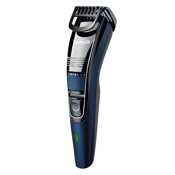 

men's grooming beard trimmer hair mustache trimer professional stubble face rechargeable cutting machine adjust 1-10mm 220119
