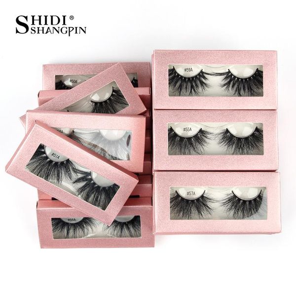

false eyelashes shidishangpin 25mm mink wholesale 3d lashes natural faux cils fake eye dramatic eyelash packaing in bulk