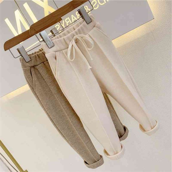 

autumn arrival girls fashion knitted pants kids casual trousers 210528, Blue