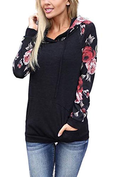 

women's long sleeve coat tie dye sweatshirt, zip up hoodie oversized-sweatshirts pullover, Black