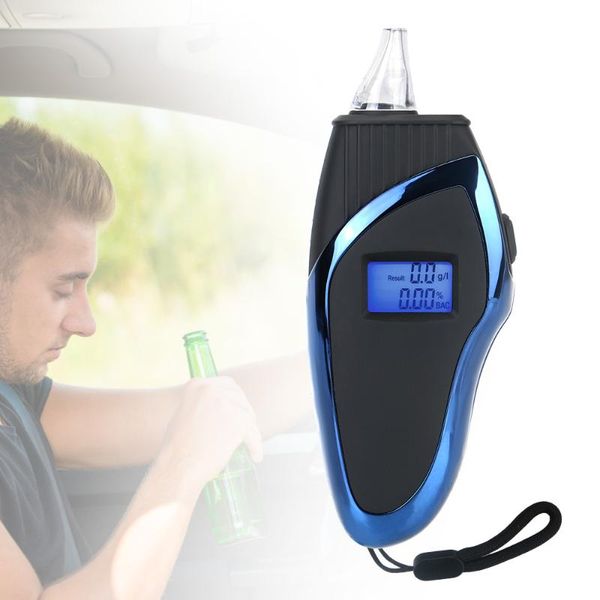 

detector handheld alcohol breath tester with lanyard digital breathalyzer analyzer alcoholism test
