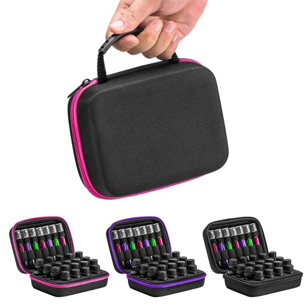 

storage bags 19 bottles combinative portable oil bag eva essential package for roll-on dropping 5ml 10ml 15m