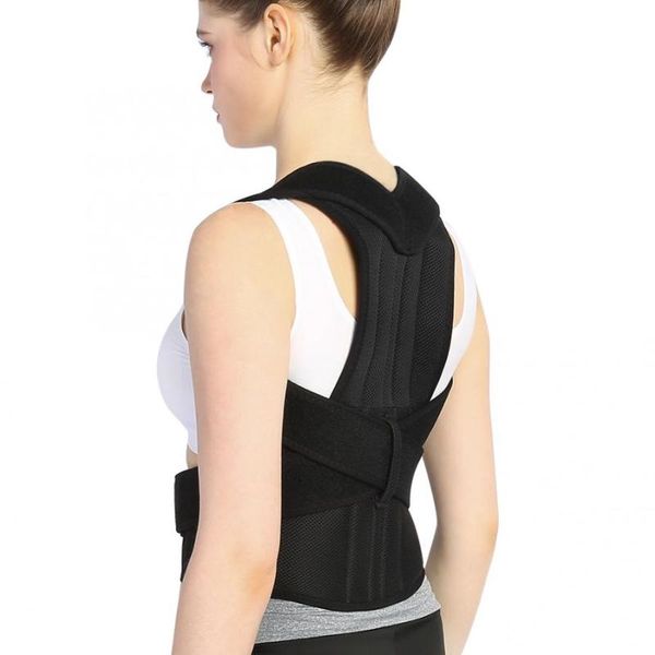 

posture corrector children back support belt corset orthopedic brace shoulder correct logo designer printed 2021, Black;blue