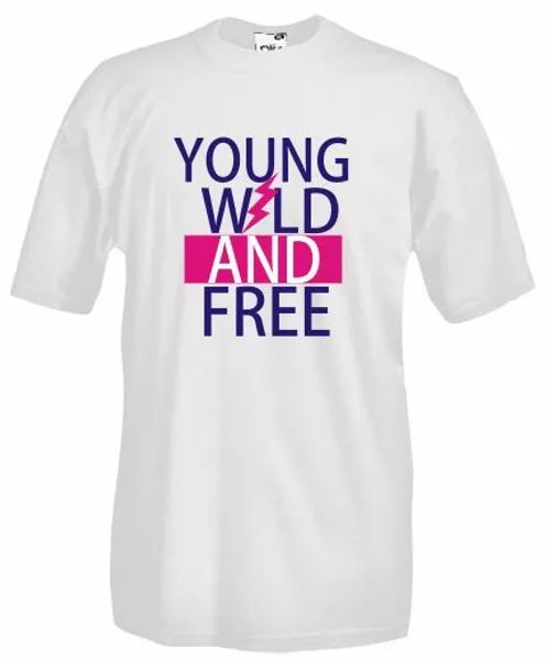 

j81 mesh young wild and ironic t-shirt, White;black