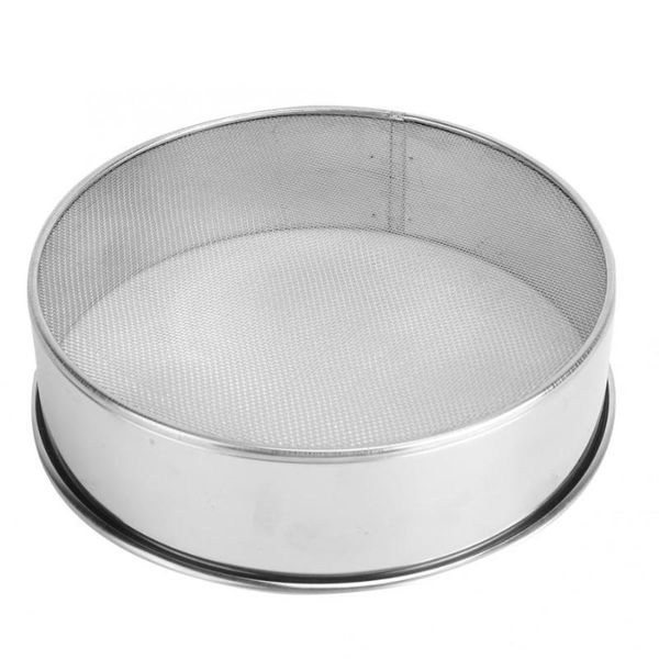 

manual flour sifter stainless steel sieve strainer kitchen cooking baking tool & pastry tools