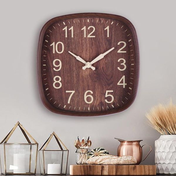 

plastic retro vintage wall clock silent movement kitchen modern design reloj de pared living room decoration bi50wc clocks