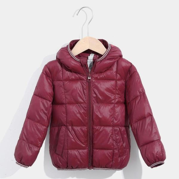 

children down cotton jacket 2021 autumn winter fashion kids light outerwear coat for baby boys girls 90-140cm wear tx205, Blue;gray