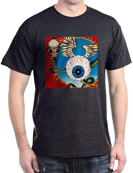 

men's t-shirts flying eyeball t shirt classic 100% cotton t-shirt, White;black