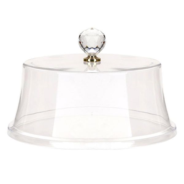 

kitchen storage & organization dust-proof thermal insulation cake cover dining table transparent food dustproof dish protector