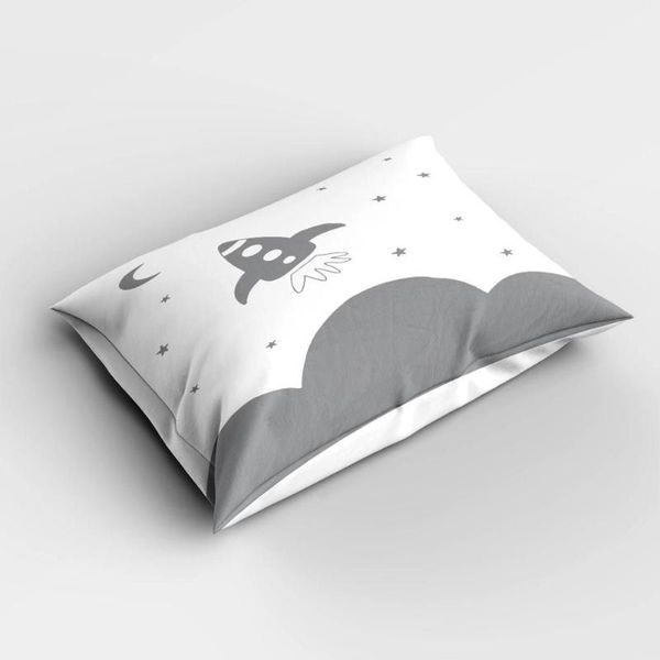

pillow case else gray white clouds space ship nordic rectangle modern kids pillowcases 3d digital print covers cases for couch bed