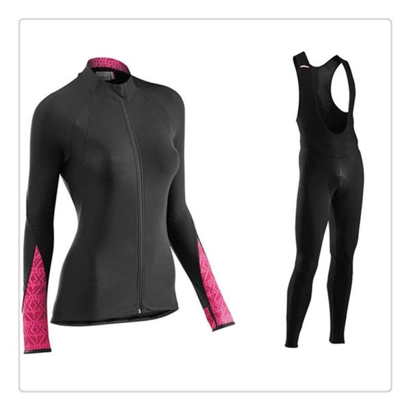 

cycling jersey long sleeve women bike road mtb bicycle shirt maillot racing blouse girls fall spring red sets, Black;blue