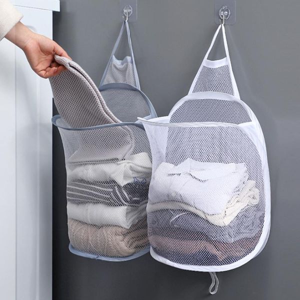 

laundry bags foldable basket dirty clothes toy storage bag underwear box household wall-mounted