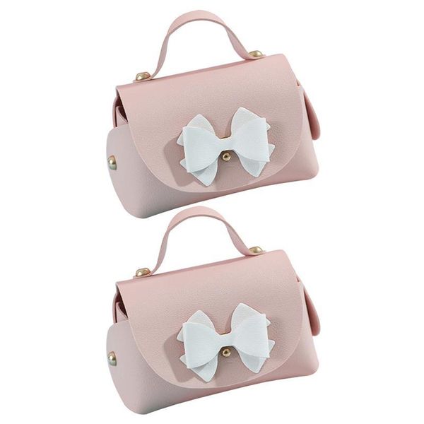 

gift wrap 2pcs bowknot handbag exquisite box leather bag wedding candy bags