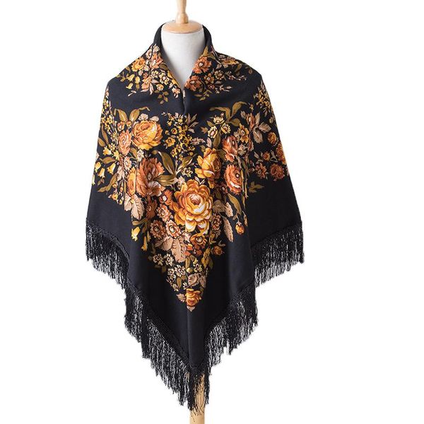 

scarves est winter for women red hand painted neckerchief designer tassels shawl beach travel poncho, Blue;gray
