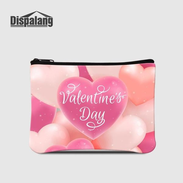 

coin purses dispalang fashion women money bags bag small wallet for girls outdoors true love prints female change purse mini, Red;black