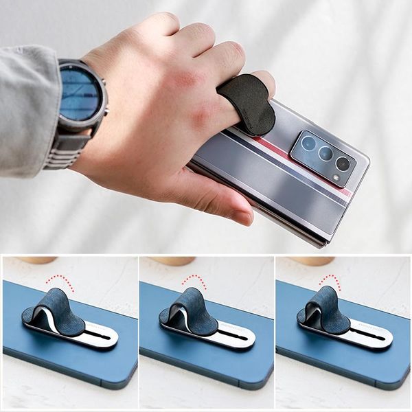 

cell phone mounts & holders finger leather for mobile wireless charger grip stand universal magnetic attractable back sticker