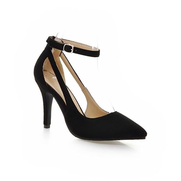 

big size pointed high heel sandals heels women shoes woman summer ladies, Black