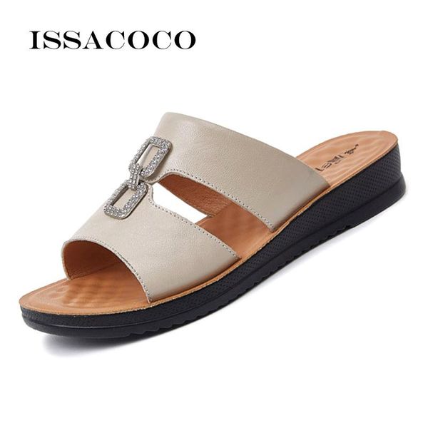 

women slippers sandals designer slides shoes for female rhinestone ladies, Black