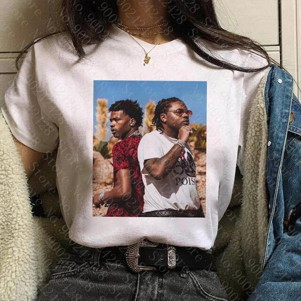 

gunna wunna album rapper hip women t shirts hop fashion harajuku graphic short sleeve print 90s clothing tees, White