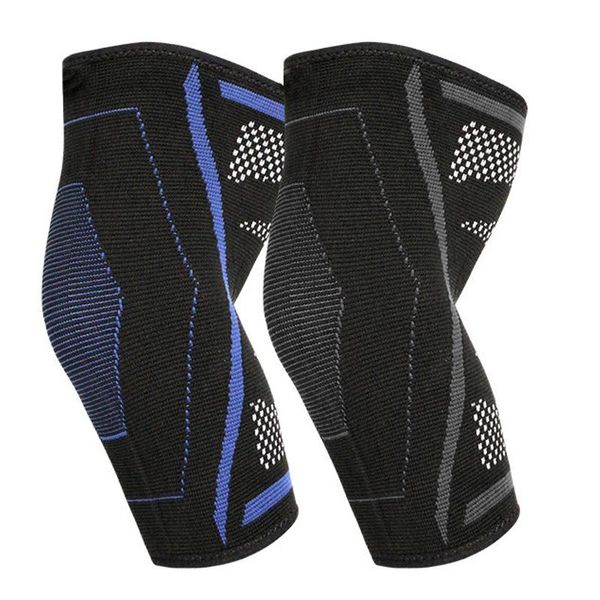 

wrist support sports badminton tennis elbow sleeves compression nylon knitted hand arm guard braces protectors fitness safety, Black;red