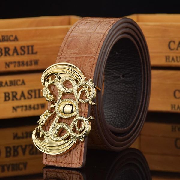 

belts luxury buckle designer mens brand casual brown cowhide fashion waist strap, Black;brown