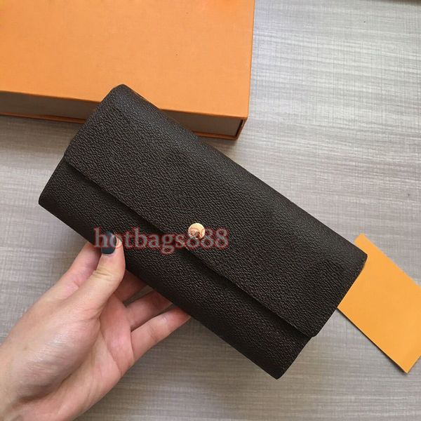 

purses women's wallets zipper bag female wallet purse fashion card holder pocket long women tote bags with box 61734, Red;black