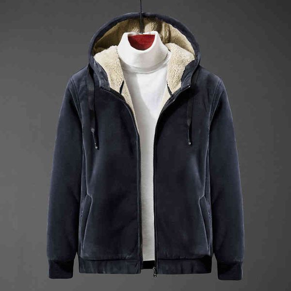 

men's wool hoodie, sweater, large coarse wool, winter clothing, -8xl, Black