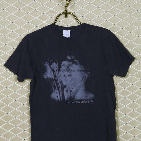 

men's t-shirts my bloody valentine shirt vintage rare t shoegaze cocteau twins slowdive jesus mary chain curve ride you made me realise, White;black