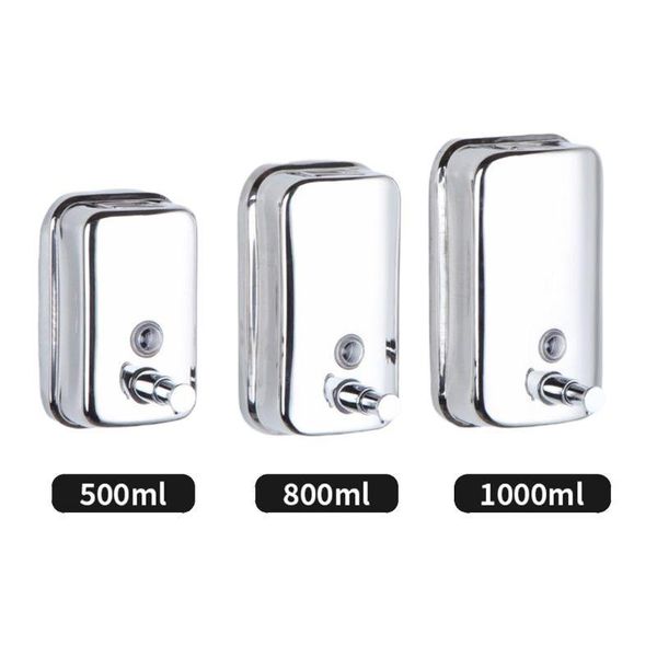 

liquid soap dispenser home pump stainless steel holder cleaning container manual