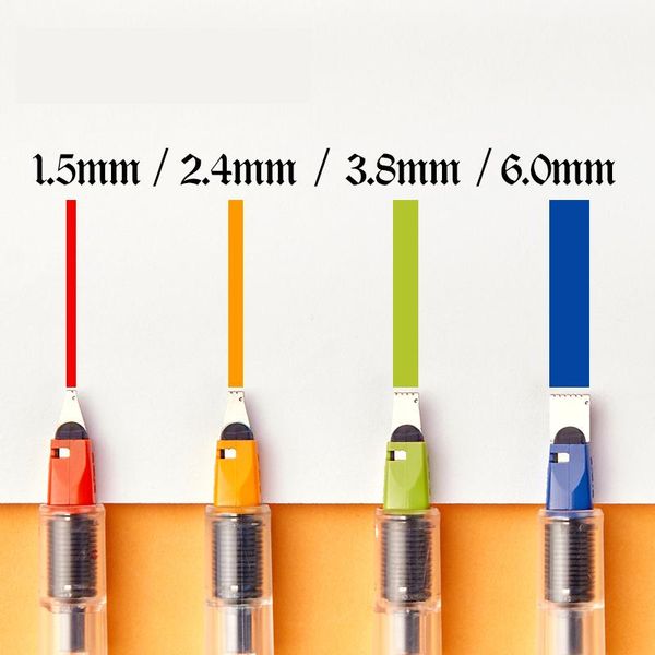 

fountain pens pilot parallel calligraphy duckbill pen fp3-15 special art gothic lettering font english work office stationery