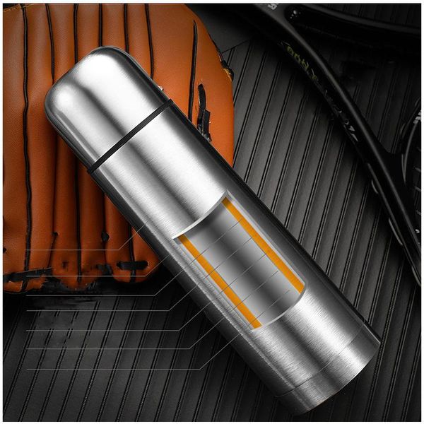 

water bottles genuine double-layer stainless steel vacuum flask insulation cup