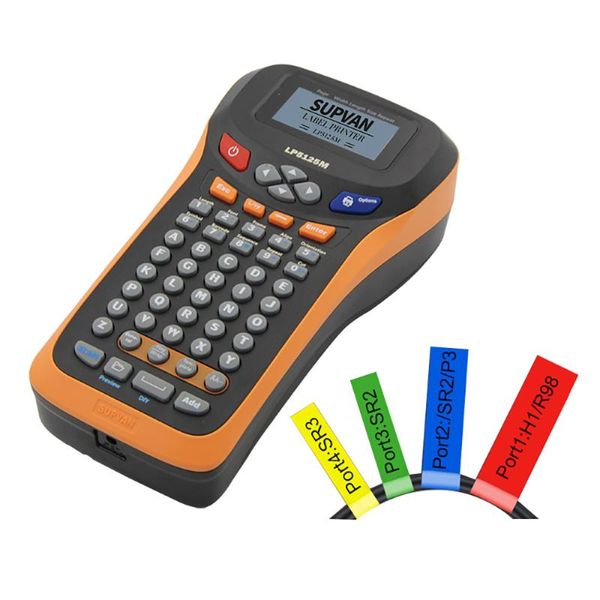 

printers supvan labeling machine thermal transfer sticker label maker portable adhesive wrap automatic full cut lp5125m
