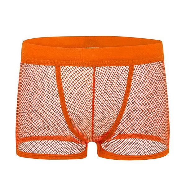 Unterhosen Soutong Männer Boxer Sexy Transparente Unterwäsche Shorts Mesh Gay Calzoncillos