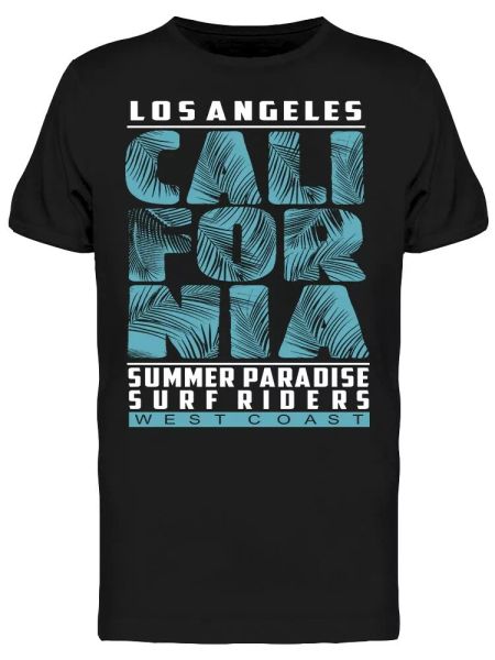 

Summer Paradise Surf Riders Tee Men's -Image by Shutterstock, White;black