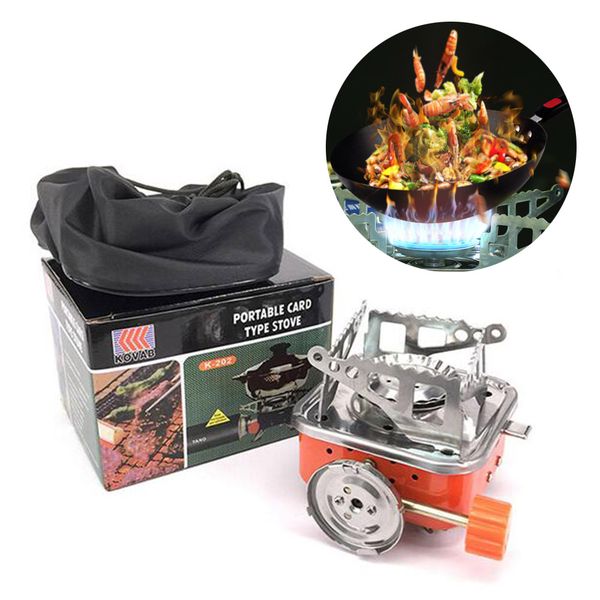 

mini square cooking stove camping stainless steel cookware portable folding small square stove outdoor survival stove