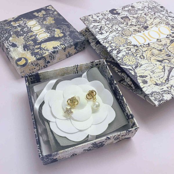 

new star pearl earrings simple style earrings for women exclusive jewelry sale, Golden;silver