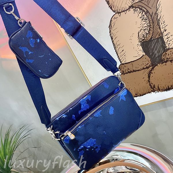 

fashion designers mens latest arrival crossbody bag leather three-in-one shoulder bags 2021 luxurys messenger classic purses2022