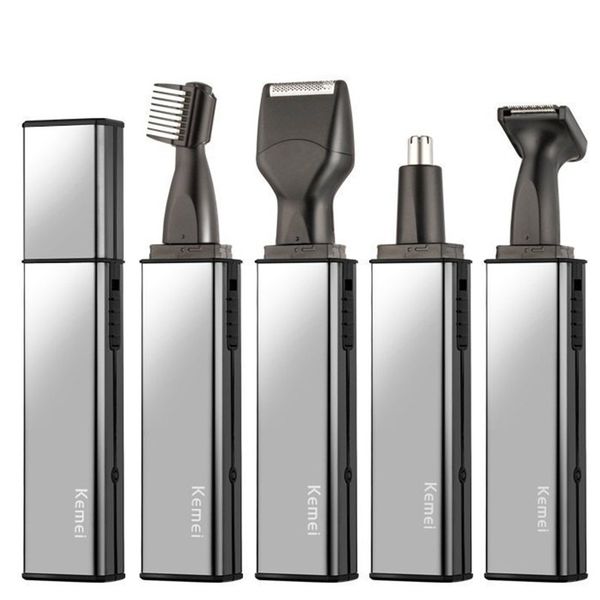 

rechargeable electric all in one hair trimmer for men beard stubble trimmer and shaver eyebrow trimmer nose ear grooming kit
