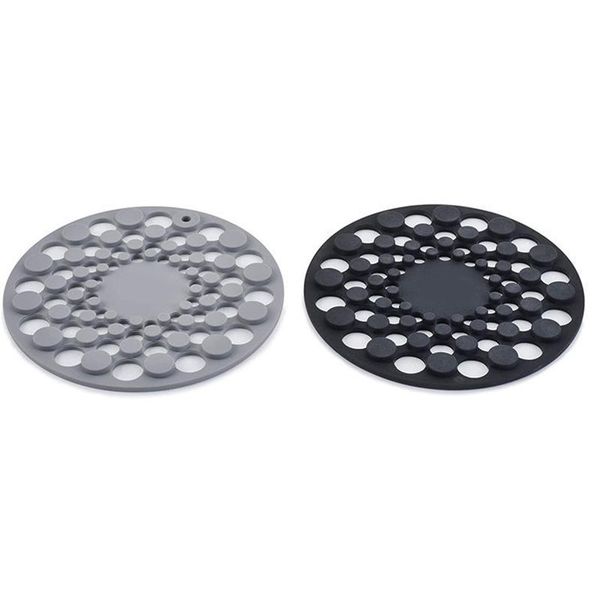 

mats & pads round hollow insulation pad multifunctional heat-resistant non-slip coasters for home kitchen restaurant